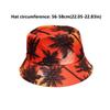 Fashion Bohemian Style Fisherman Hat Lightweight Casual Sun Hat Coconut Tree Print Uv Protection Bucket Hat Fashion Wear