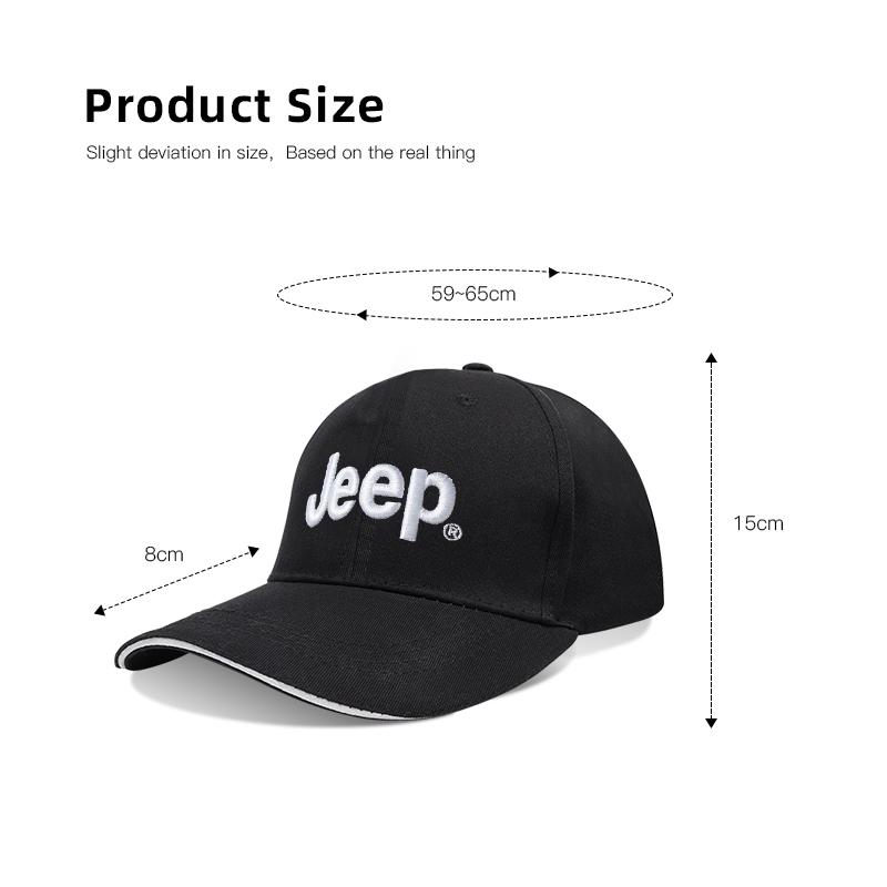 Baseball Caps Spring Summer Sport Cap Solid Hip Hop Hat For Jeep Wrangler Grand Cherokee Avenger Compass Wagoneer Gladiator XJ