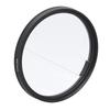 62mm Doppelter Split Diopter Filter Glas Doppelter Halbmond Unschärfe Spezialeffektfilter für Spiegellose