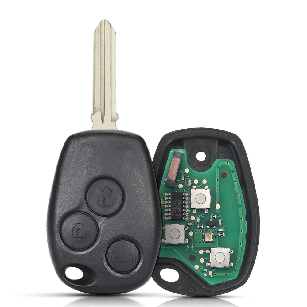 KEYYOU 2 3 Buttons Keyless Remote Control Key Fob 433MHz With PCF7947 Chip For Renault Clio Kangoo Master Modus Logan Twingo Key