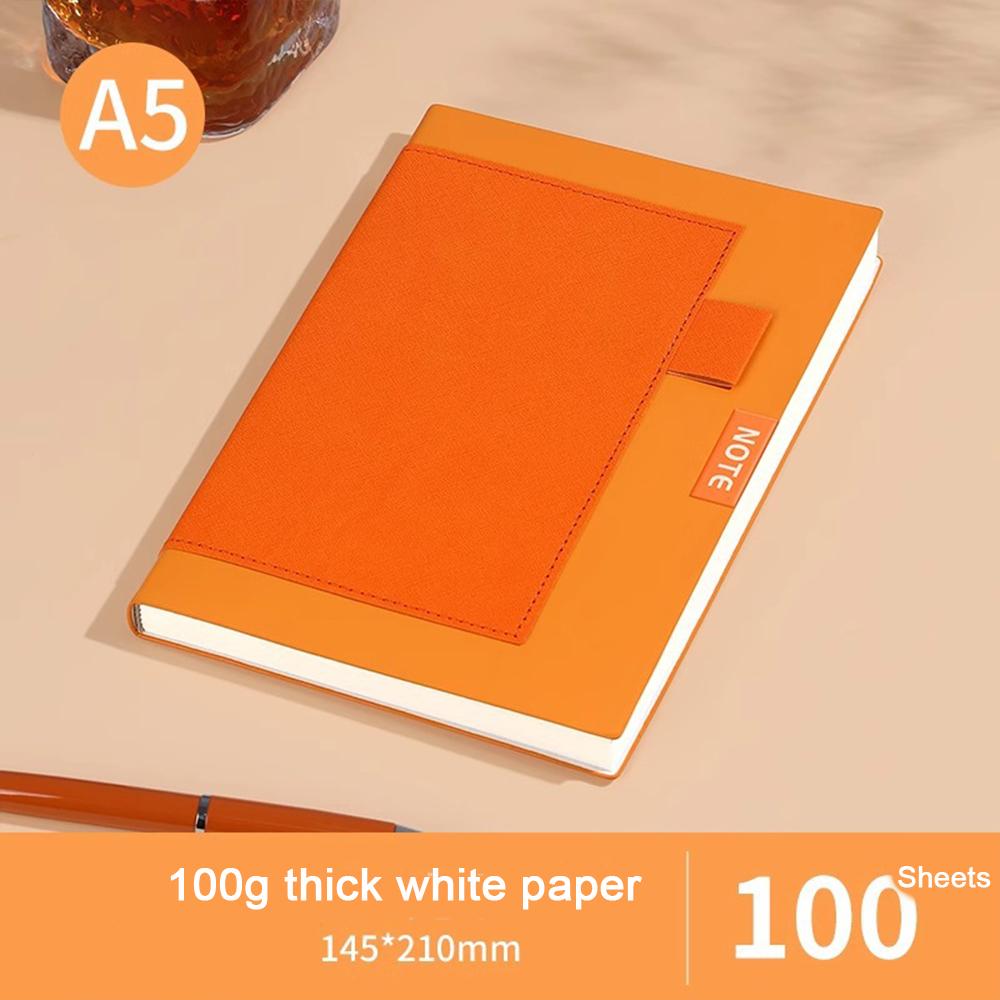 (Logo Can Be Engraved) A5 Thickened Student Subject Notebook, Soft Cover Notepad, Diary, Meeting Minutes, Travel Log