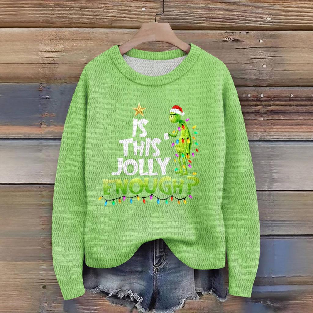 Women's Fashion Casual Long Sleeve Neck Sweater Pullover Top