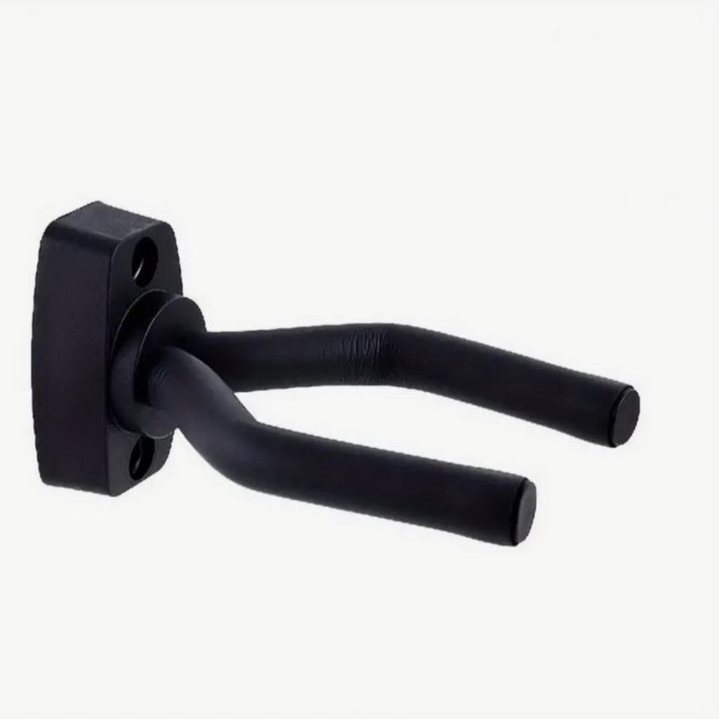 Metal Rubber Sleeve Short Guitar Hook Wall Hanger for Electric Guitar Ukulele Durable Secure Musical Instrument Holder