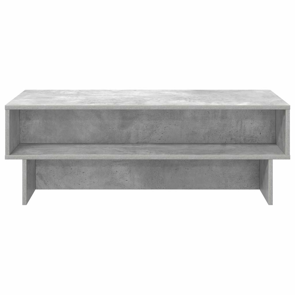 Coffee Table Concrete Gray 100 x 46 x 35 cm Engineered Wood