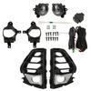 ABLZ-Car LED Fog Light Lamp Cover Grill Frame Wire Switch Bracket 1 Set For Nissan NV350 Urvan  Caravan Micro-Bus