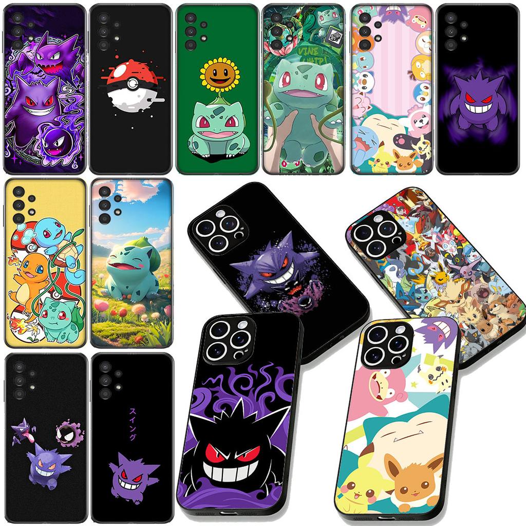 P-Pokemons P-Pikachus GO Gengar Bulbasaur for Motorola Moto Edge 50 30 Fusion 40 NEO Ultra Pro G22 G23 G20 G35 G84 G13 G53 Case