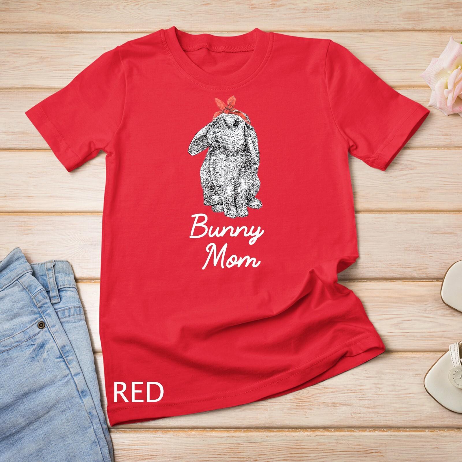 Lop Eared Bunny Rabbit Mom Drawing Unisex T-Shirt Mens Womens Tees Top 3XL