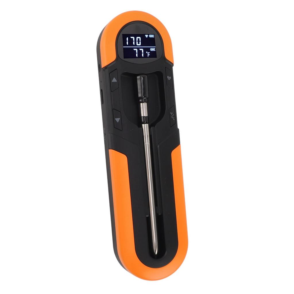 Wireless Meat Thermometer with Timer Smart Alarm IP66 Magnetic 500mAh Bluetooth Meat Thermometer