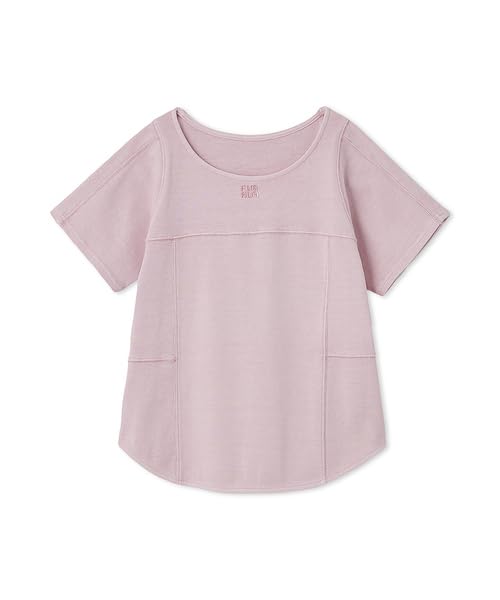 Furfur Pigment Logo RWCT252050 Pink T-Shirt Women's