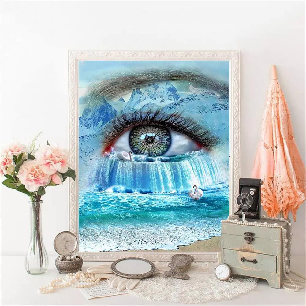 Diamond Painting Kit Eye Animal Pictures Of Rhinestones Diamond Embroidery Sale Swan Full Mosaic Handmade Gift