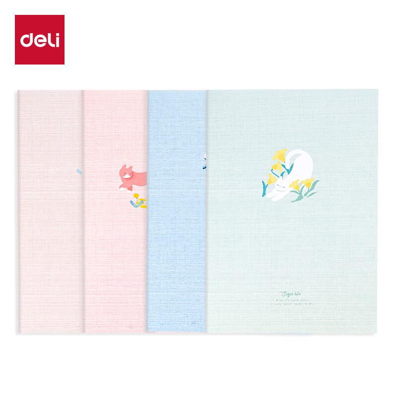 Deli FB540 Youyou Suiyue 4 Sewn Notebook (12-Pack)