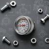Motorcycle Oil Temp Gauge Compact Engine Temperature Gauge M20 1.5 Oil Thermometer Heat Resistant for Motorcyclists