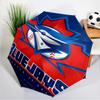 Blue Jays Baseball Season Umbrella 8-Frame for Travel, Camping, Casual Lightweight Portable Umbrella, Essential for Every Family Holidays Gift