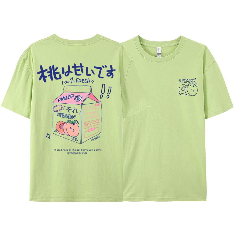 Ins Trend Versatile t-shirt Men Women Short Sleeved Summer Japanese Harajuku Bf Trendy Cotton Couple Half Sleeved Top Trendy