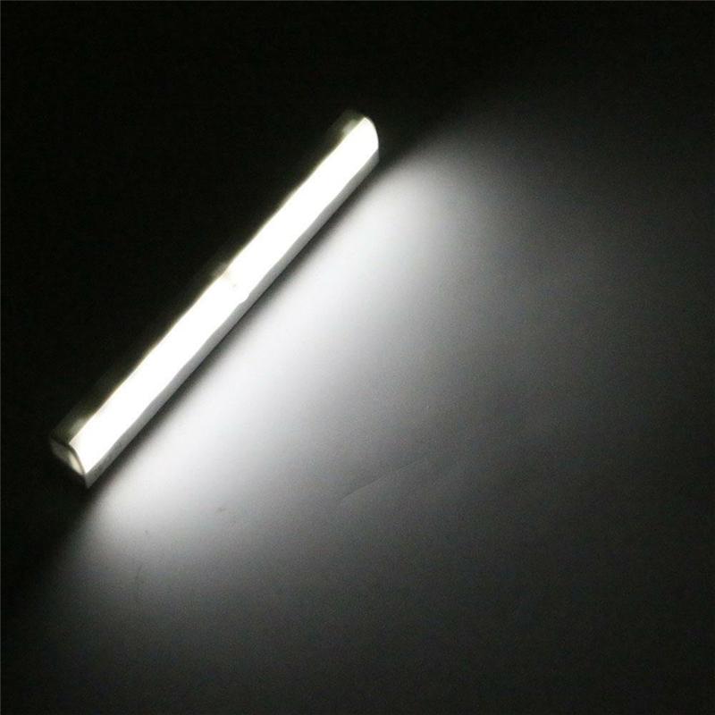 White Body Induction Cabinet Lamp 10LED Rechargeable Wardrobe Lamp Mini Cabinet Lamp Household Household Goods