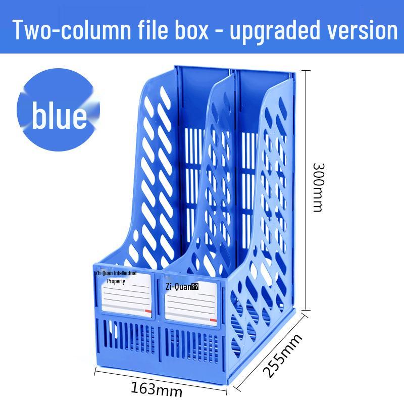 Four-Tier Desktop File Organizer with Storage Trays for Office Supplies