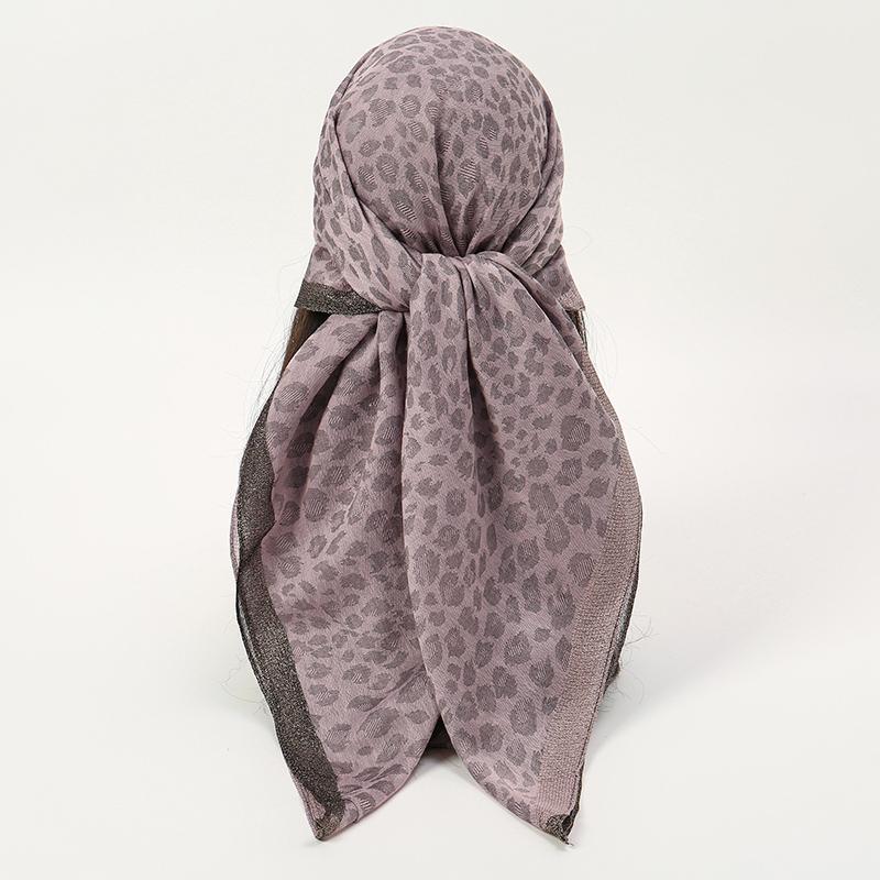 

Women s Square Square Scarf Lady Banda Head wrapping Shawl Foulard Female Great Hijab Cachecis Cachecis Bandana 100x100cm