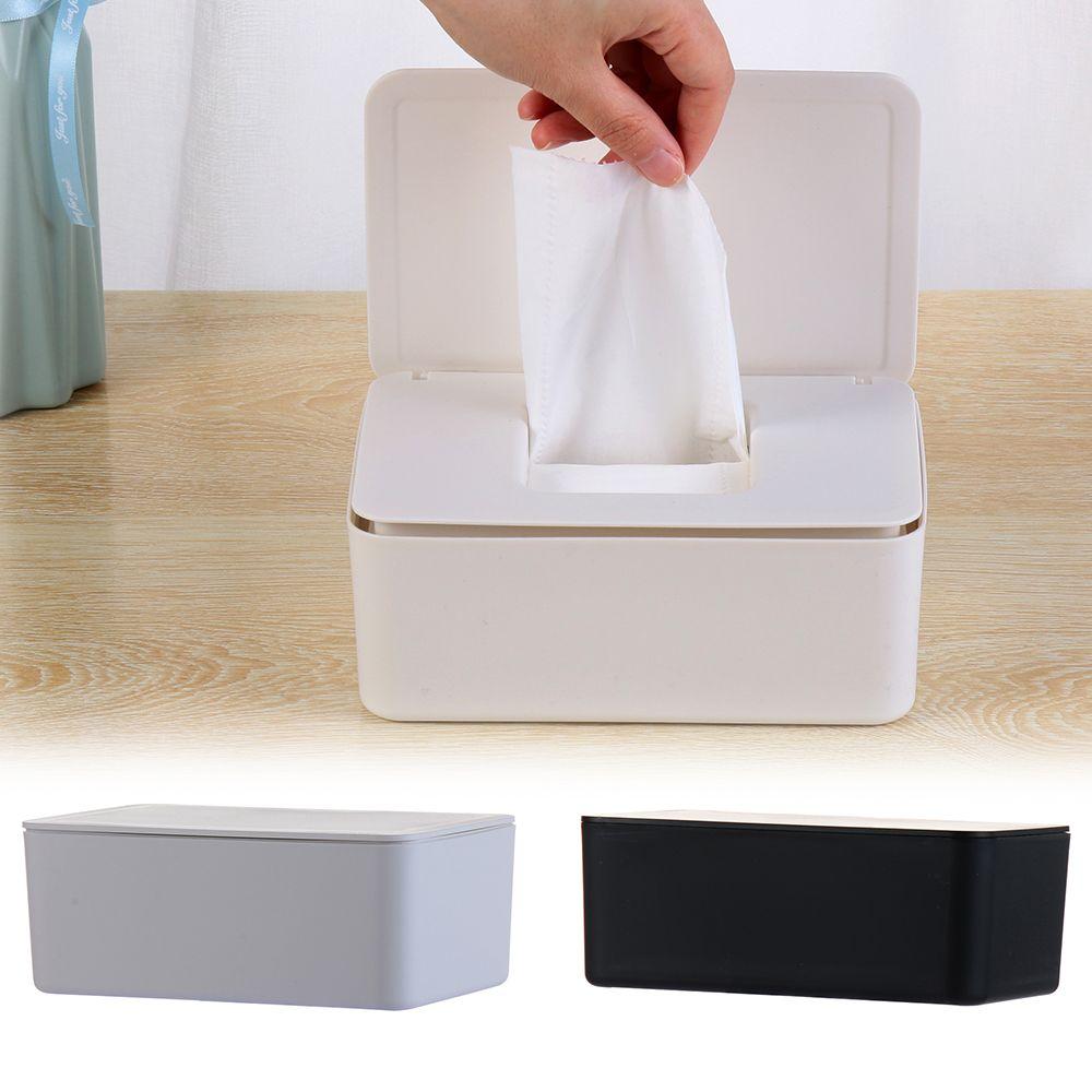 Dust-proof Holder Container Napkin Storage Baby Wipes Home Tissue Wet Tissue Box Paper Case