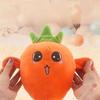 1Pcs Christmas Gift Banana Baby Beat Sensing Creative Fruit Novelty Parent-Child Musical Interactive Piano Toy Plush Doll