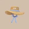 Summer big brim sun hat women's fashion ins seaside sun protection straw hat pastoral pearl face small sun hat