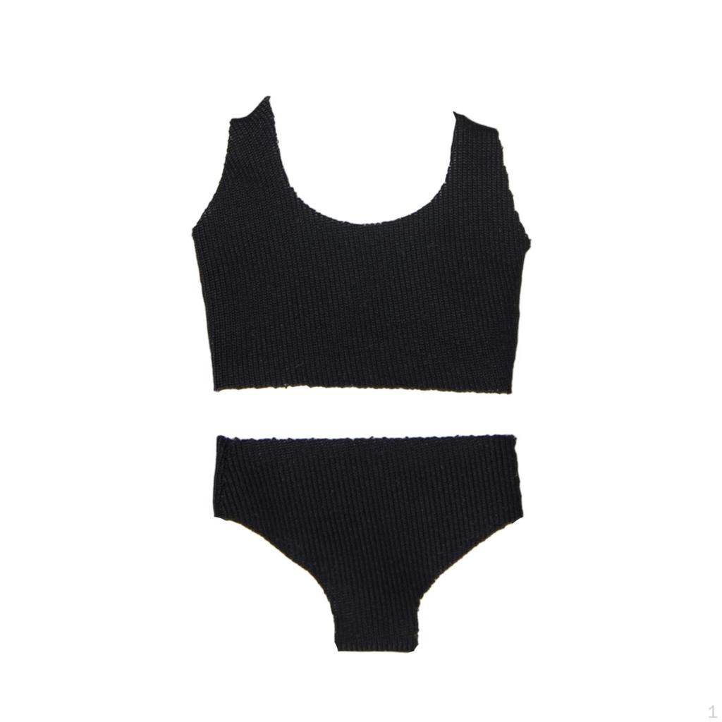 1/12 Scale Female Underwear Doll Clothing Scene Prop, Fashion Realistic Miniature Panty and Bra for