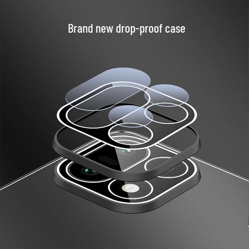 Compatible with OnePlus 15, Full Coverage Frosted Metal Protective Case with Lens Protection, Lightweight Business Hard Shell.