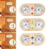 Sauna Thermometer Hygrometer and Timer Temperature Humidity Gauge Equipment Household Easy Read 3 in 1 for Home Hotel Indoor