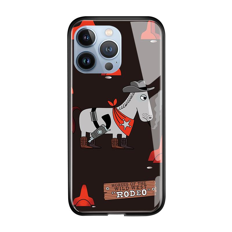 Tempered Glass Phone Case For iPhone 11 12 13 14 15 16 17 Redmi 10 12 14C Note10 Note14 Xiaomi 11Lite PocoC75 Soft Edge Shockproof Smooth Shell