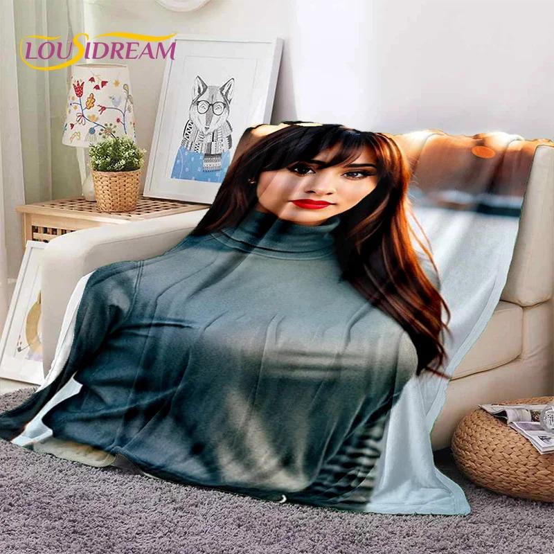 3D Cute Aitana Spanish Singer Soft Blankets,Keep Warm Throw Blanket Comfortable Blanket for Picnic Beds Sofa Home Bedroom Gifts