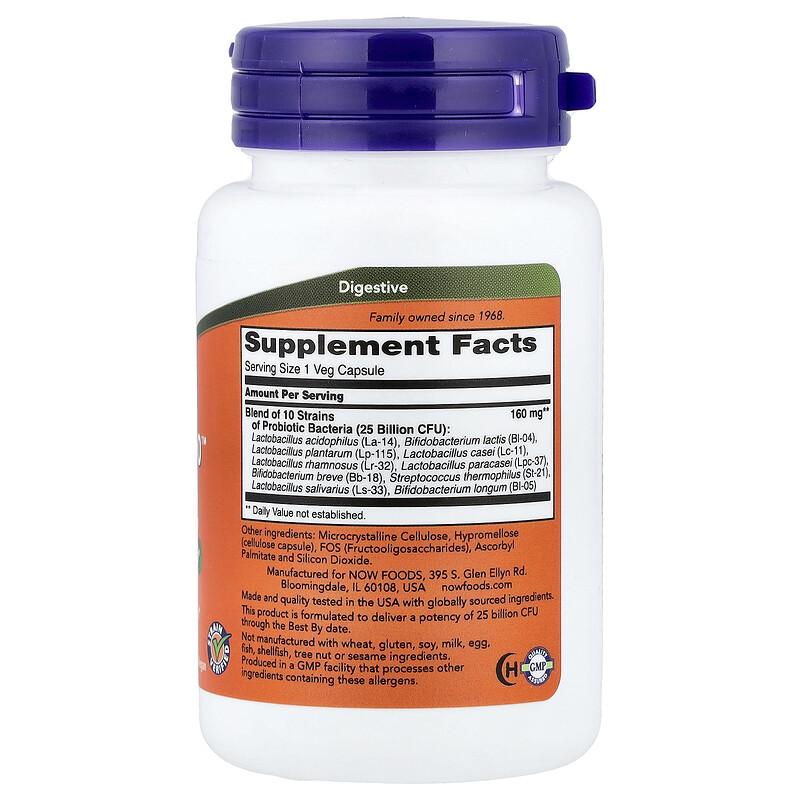 Probiotic-10™ 25 Billion, 50 Veg Capsules