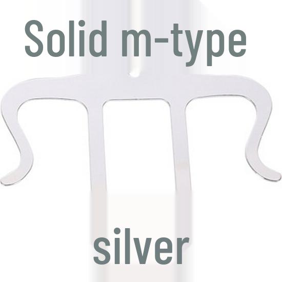 M-shaped Black Metal Musical Score Clip for Guitar and Piano Sheets