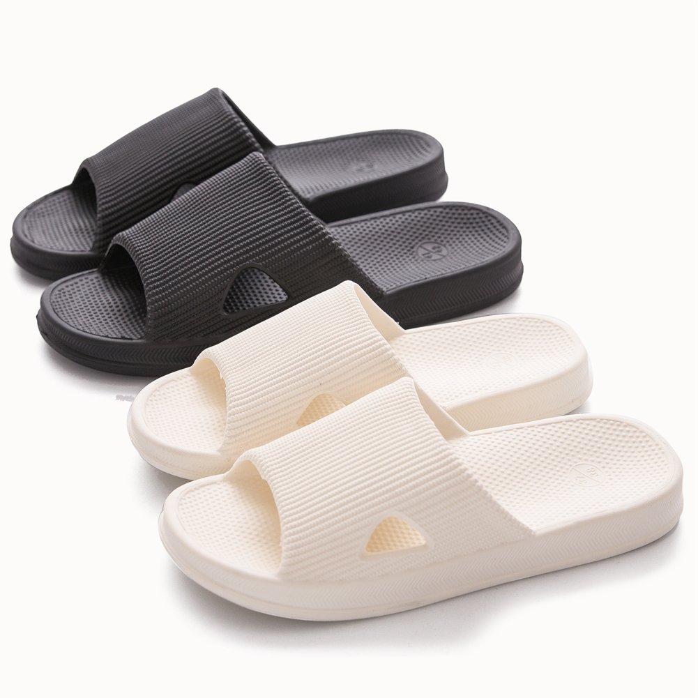 KOCOTA Antibacterial and XL Odor-Resistant Slippers/Sandals, Ultra-Lightweight, Non-Slip, Unisex, Blue,