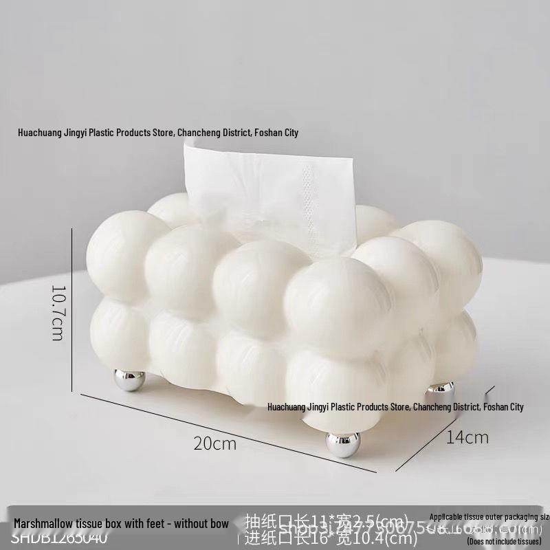 Luxury Tissue Box: Elegant High-End Napkin Storage for Living Room & Dining Table
