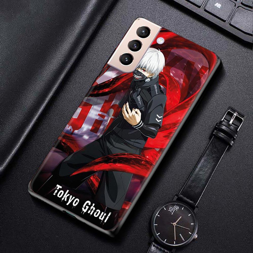 Anime Tokyo Ghoul Boy Jin Muyan Case For Samsung Galaxy S22 S21 S20 Ultra FE S22 S21 S20 S10 S9 S8 Plus S10e S7 Edge Phone Cover