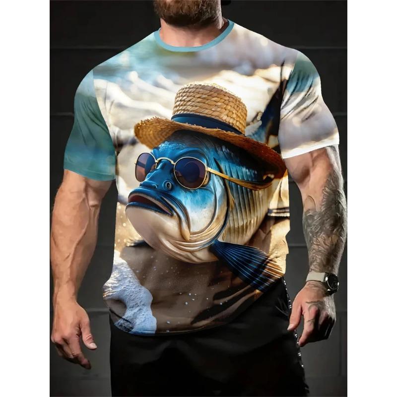 Fun T-shirt Parody 3D Printed Top Men's Women's Short Sleeved T-shirt Super Street Top Casual Simple Men's Clothing Tshirt