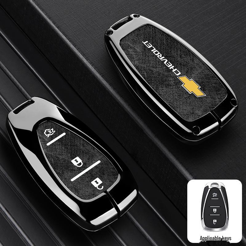Chevrolet Key Case for Equinox, Malibu XL, Trax, Trailblazer, Orlando, Monza - Car Shell Cover