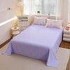Simple Cotton Bed Sheet for Double Bed - Suitable for Summer & Student Dormitory, 40 Count, All Seasons