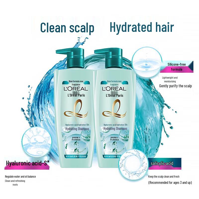 L'Oreal Hyaluronic Acid Hydrating Anti-Dandruff Shampoo
