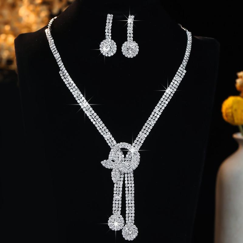 

Женский комплект ожерелье, серьги, браслет, ювелирные украшения, украшения для свадьбы, вечеринки, праздничные подарки