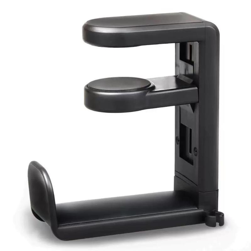 1Pcs 360 Degree Rotating Headphone Holder No Punch Table Clip Hook Earphone Holder Miscellaneous Storage Hanging