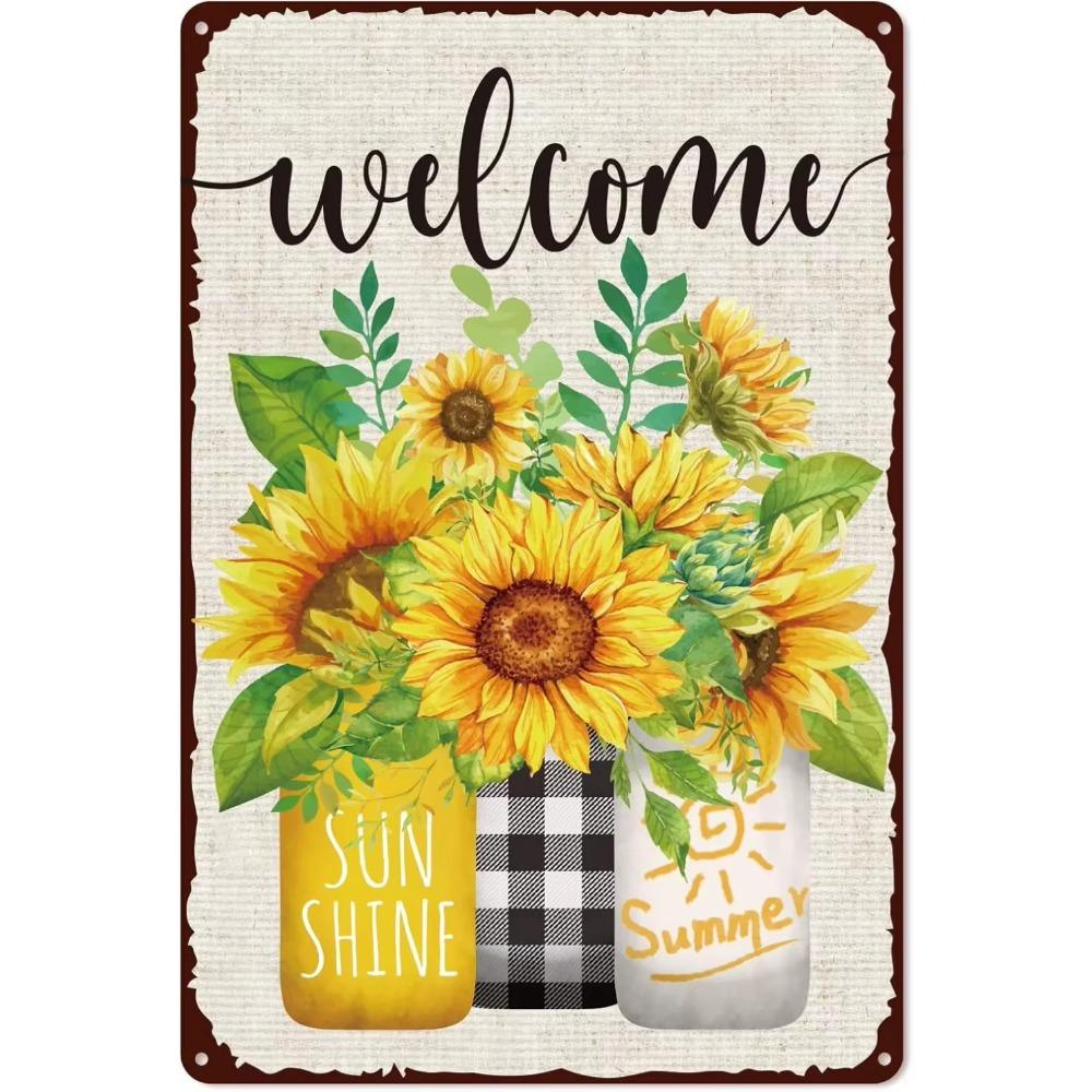 Enchanting Valentine's Retro Tin Sign: Rose - Adorned Mason Jar Design for a Romantic Garage Wall