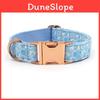 Pet Dog Collar With Print Design And Secure Buckle For Fashion And Christmas Holiday Celebration