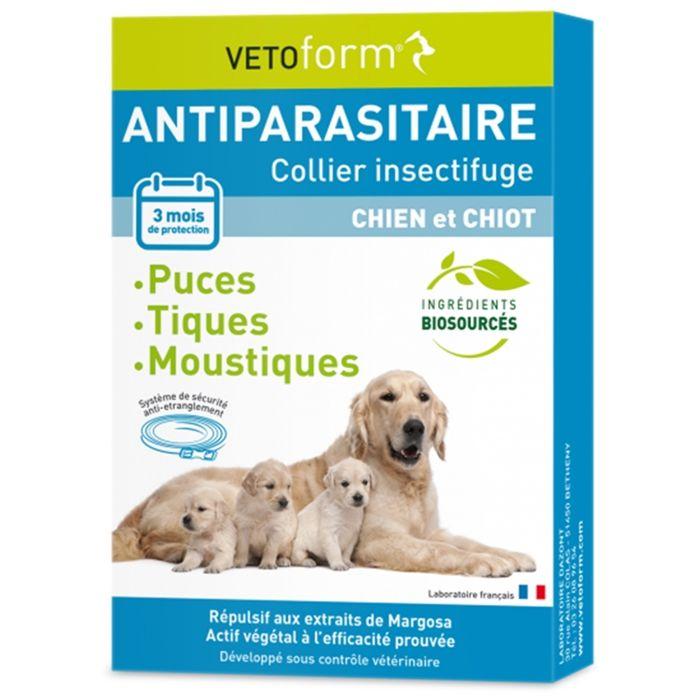 Vetoform Antiparasitaire Collier Chiens &amp; Chiots 60cm