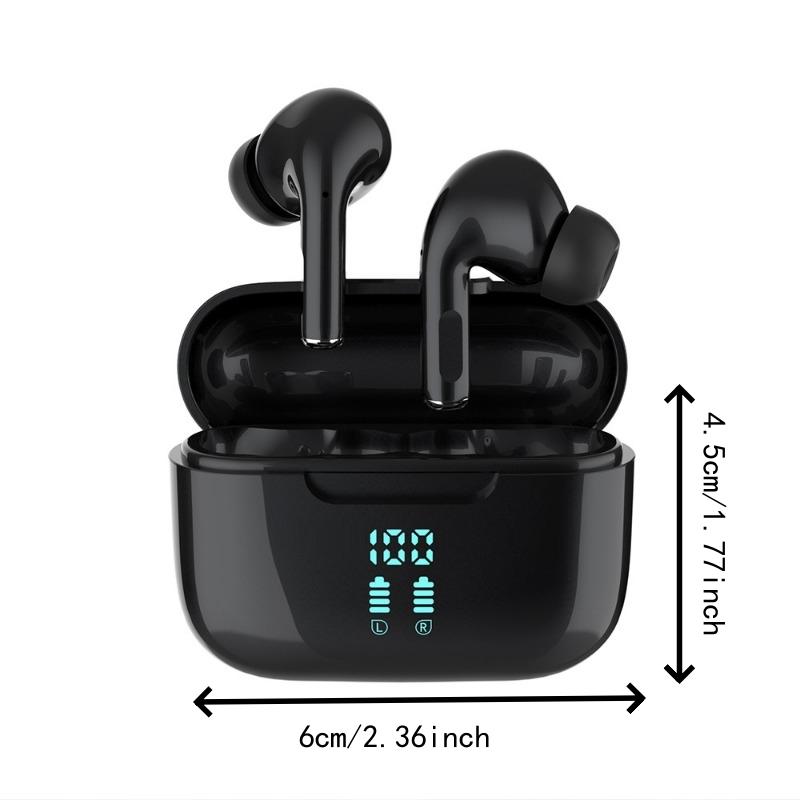 Wireless Bluetooth Earphones HIFI Stereo Sound ENC Headphones Power Display Earbuds For XIAOMI Samsung TWS Music Headset