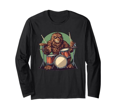 

Rocking Bigfoot costume for Bigfoot and rock music fans. Long sleeve T-shirt