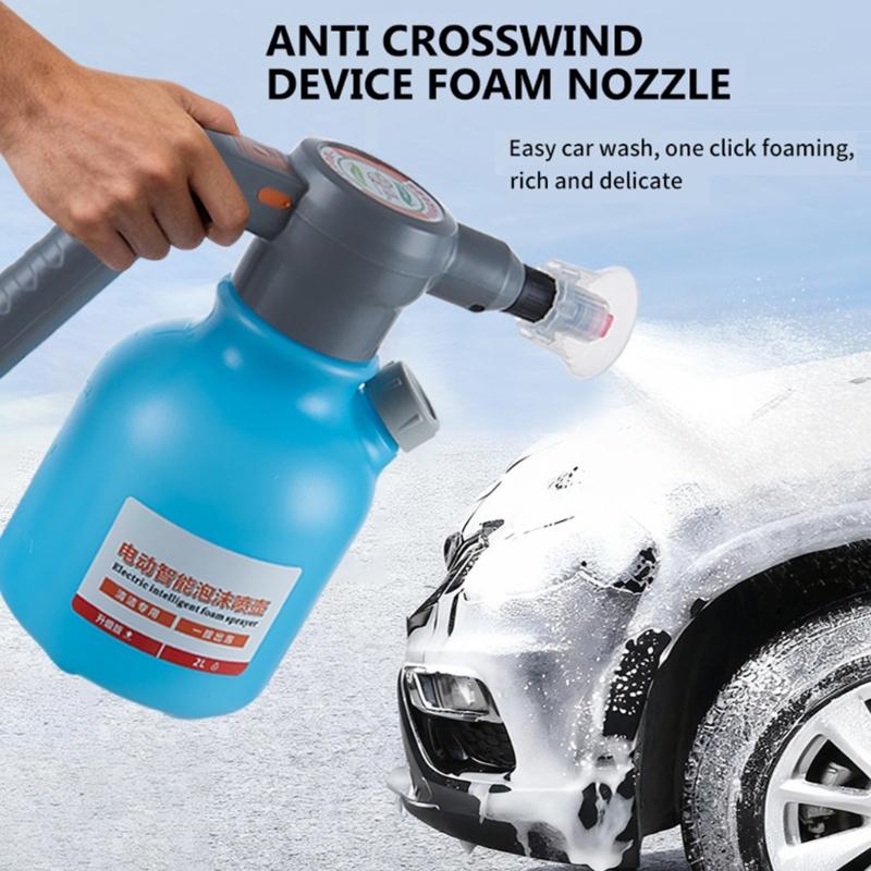 Powerful Electric Liquid Dispenser With 2600mAh Battery And 2L Capacity For Vehicle Washing Home Cleaning And Pet Care