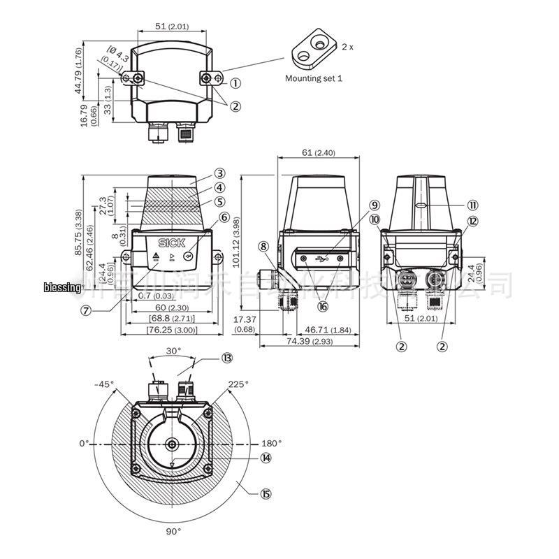 Brand New Original TIM571-2050101 Sick Sensor 2D LiDAR Laser 2050101