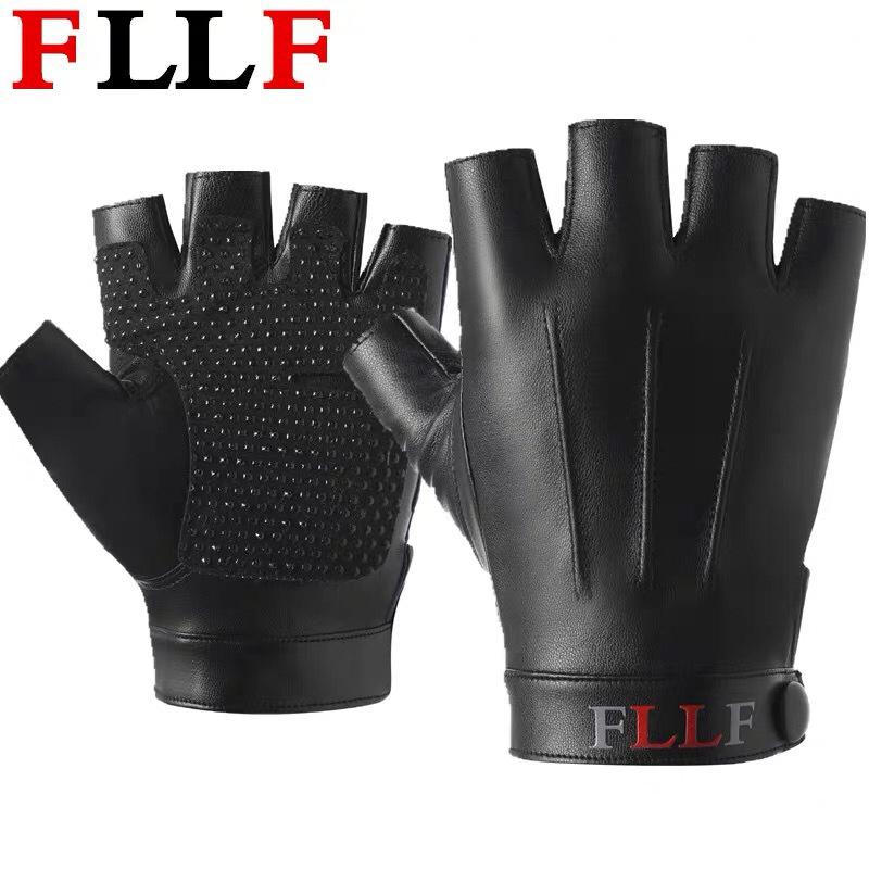 

Кожаные перчатки мужские и женские зимние теплые перчатки без пальцев One Size