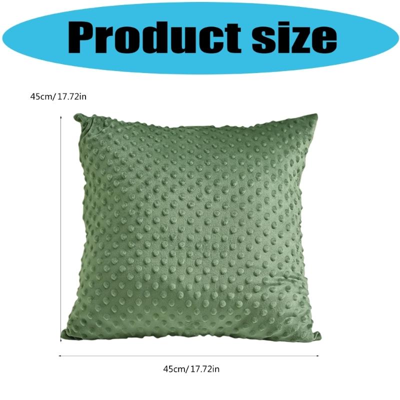 Bean Shape Throw Pillowcase Soft Plush Cushion Cover Durable Machine Washable For Interior Sofa Bed Design