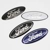 Ny 2026 Bilklistermärke Aluminium Bilemblem 12,5x5cm för Ford Ranger Explorer Focus 3 Fiesta Fusion Escape Kuga Transit Edge Mondeo